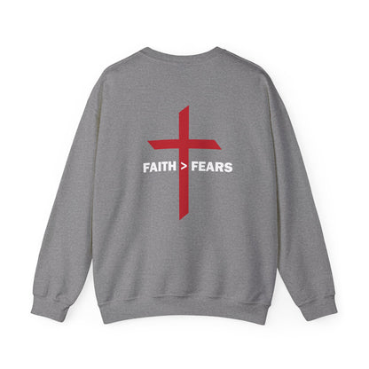 Faith>Fears Unisex Heavy Blend Crewneck Sweatshirt