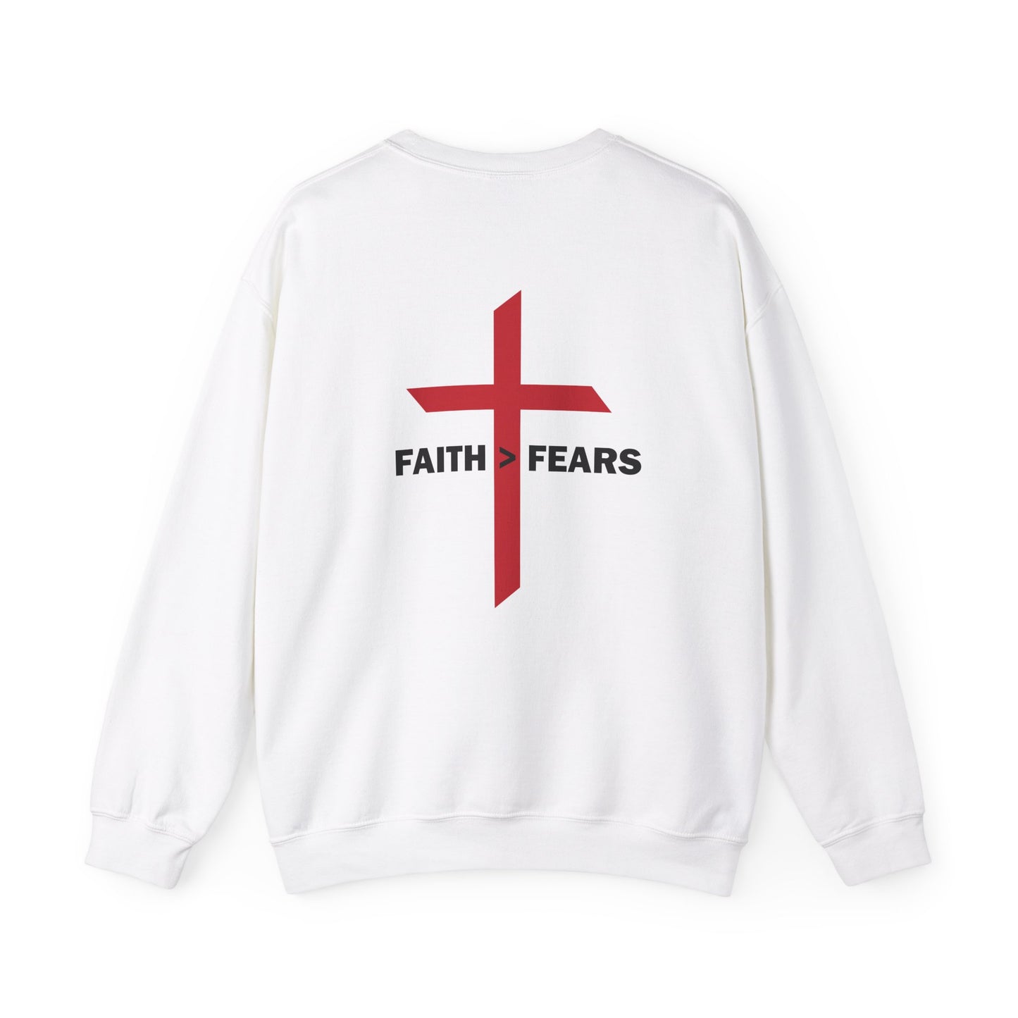 Faith>Fears Unisex Heavy Blend Crewneck Sweatshirt